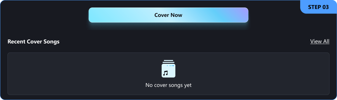 Passo 3 del generatore di cover musicale Smart Algorithm: Genera, anteprima e scarica il tuo cover musicale Smart Algorithm