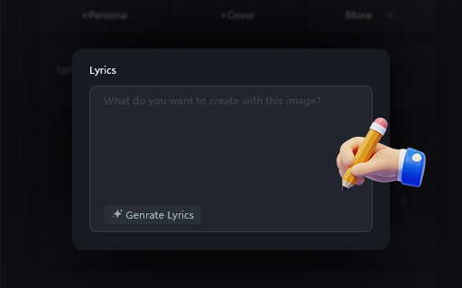Input or Generate Lyrics